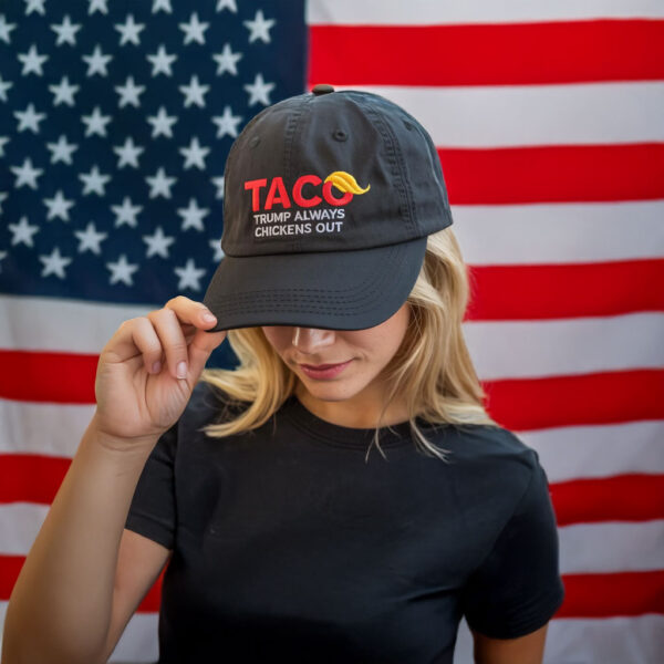 Embroidered TACO Trump Always Chickens Out Hat