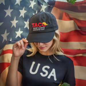 Embroidered TACO Trump Always Chickens Out Hat