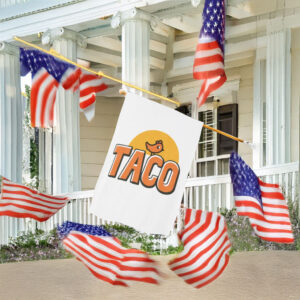 Funny Taco Trump Flag - Let's Go Taco Print