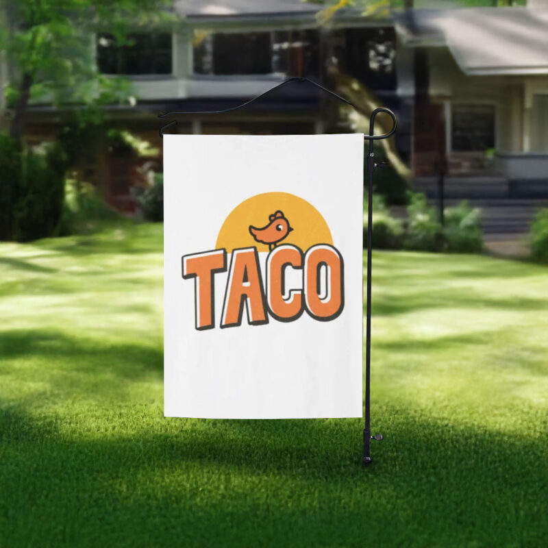 Funny Taco Trump Flag - Let's Go Taco Print