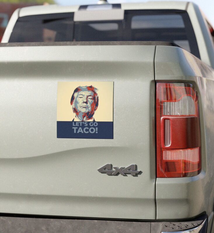Hot Taco – Let’s Go Taco! Car Magnet