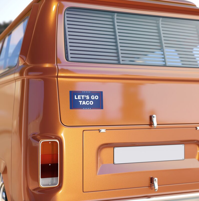 Let’s Go TACO Bumper Stickers