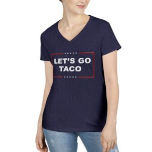 Let's Go TACO Ladies' V-Neck T-Shirt
