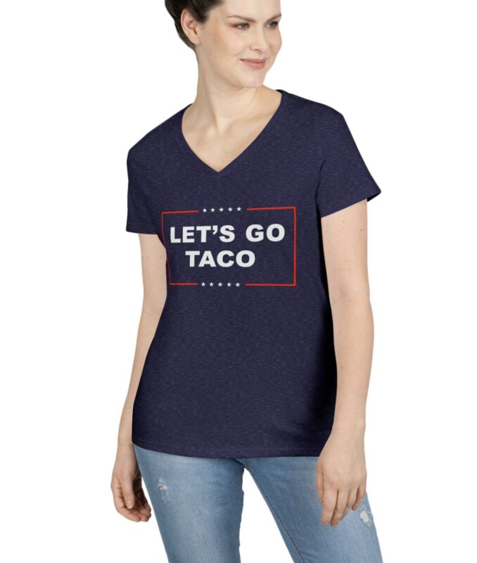 Let's Go TACO Ladies' V-Neck T-Shirt