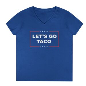 Let's Go TACO Ladies' V-Neck T-Shirt