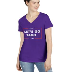Let's Go TACO Ladies' V-Neck T-Shirt