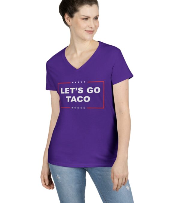 Let's Go TACO Ladies' V-Neck T-Shirt