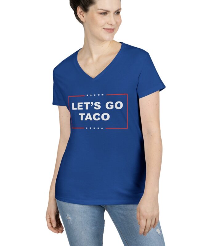Let's Go TACO Ladies' V-Neck T-Shirt