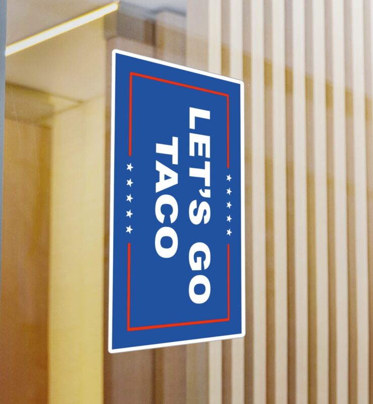 Let’s Go TACO Vinyl Decals