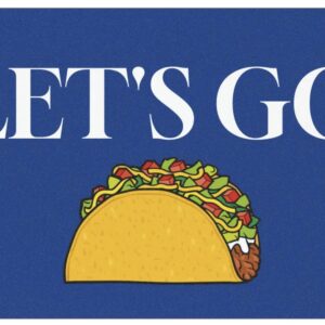 Lets Go Taco-Themed Car Magnet, Stickers