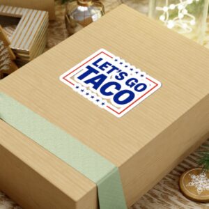 Let’s go TACO – Trump Always Chickens Out Stickers