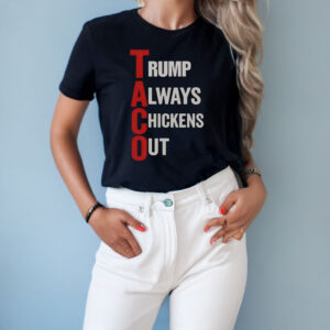T.A.C.O. Shirt Trump Always Chickens Out Shirt