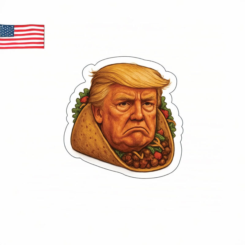 TACO Trump 2025 Sticker