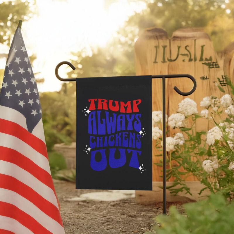 TACO Trump Always Chickens Out Political Humor Flag