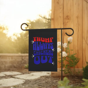 TACO Trump Always Chickens Out Political Humor Flag