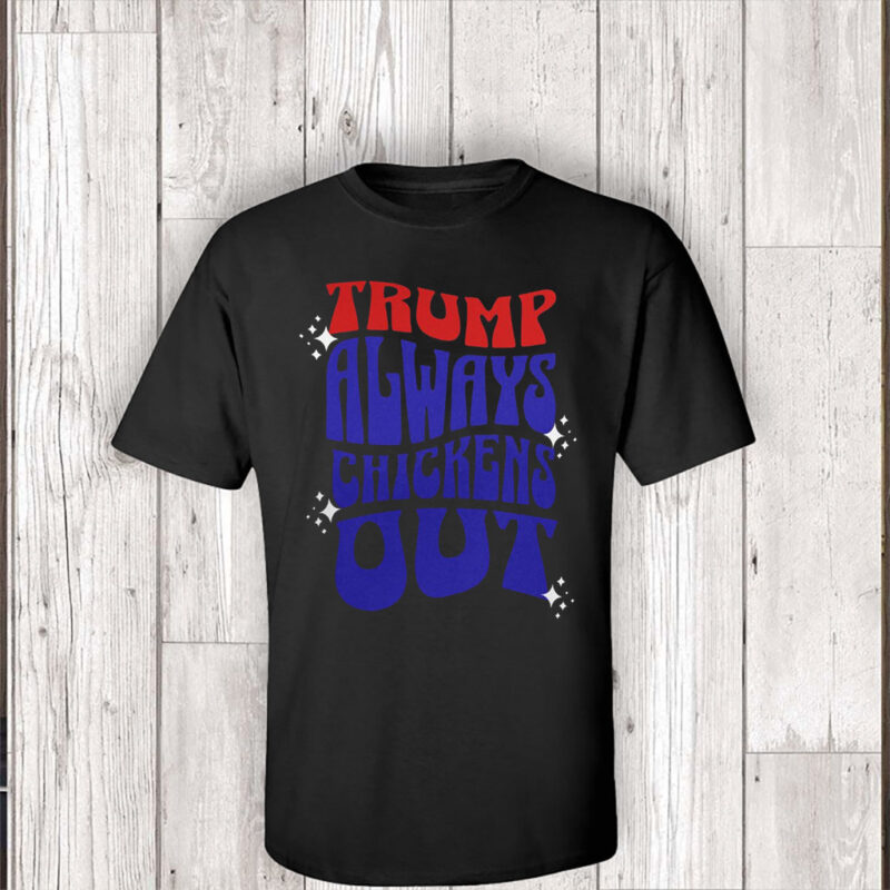 TACO Trump Always Chickens Out Political Humor T-Shirt