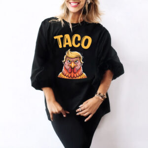 Taco Trump 2025 Always Chickens Out T-Shirt