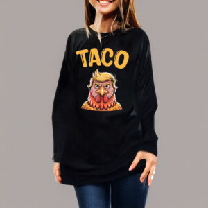 Taco Trump 2025 Always Chickens Out T-Shirt