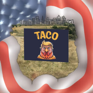 Taco Trump Funny Political Yard Sign
