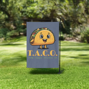 Trump Always Chickens Out Flag - Let's Go Taco Edition