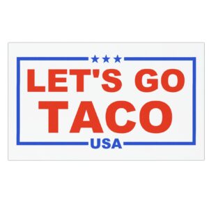 Trump Always Chickens Out – Let’s go TACO Car Magnets
