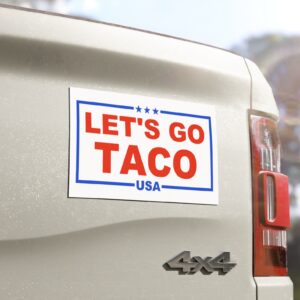 Trump Always Chickens Out – Let’s go TACO Car Magnets