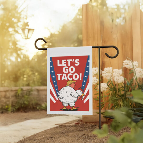 Anti Trump, Funny Chicken Taco Banner, Garden Flag