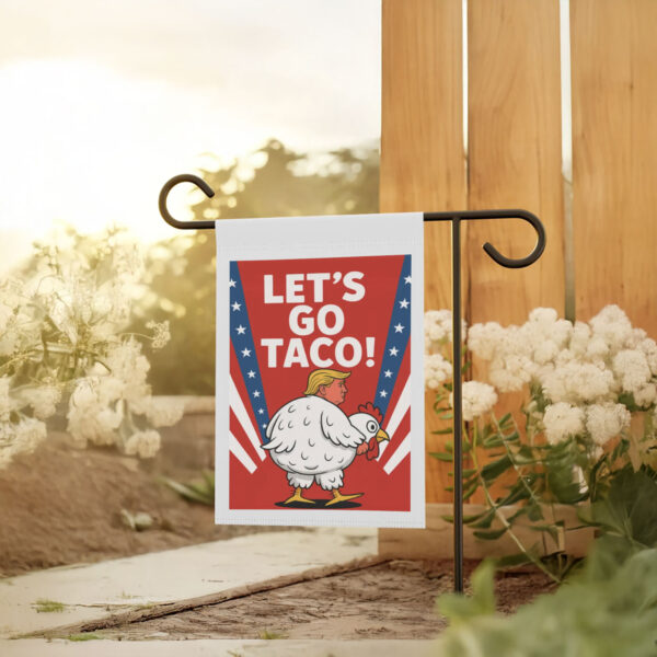 Anti Trump, Funny Chicken Taco Banner, Garden Flag
