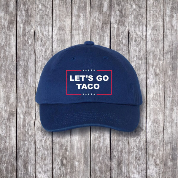 Embroidered Gift, Let's Go Taco Trump Hat Cap