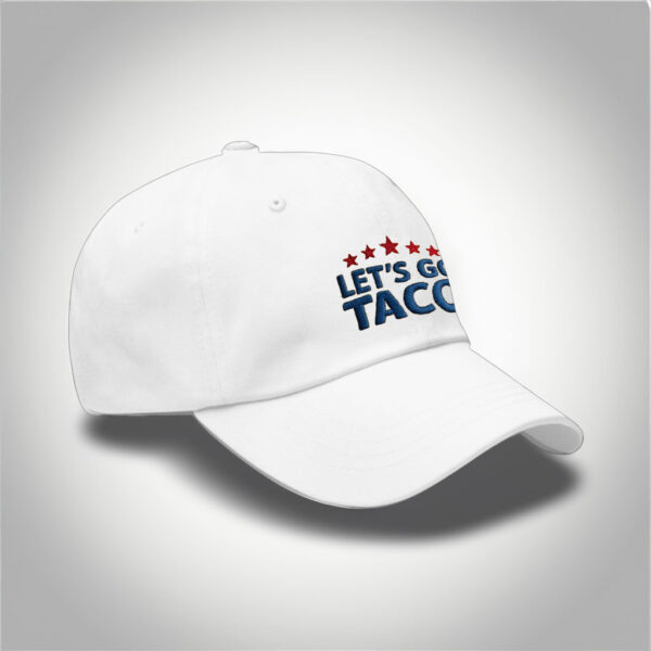 Embroidered Let's Go TACO Hat, Trump Always Chickens Out Hat, Anti MAGA Parody Hat