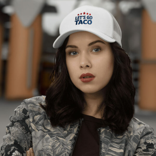 Embroidered Let's Go TACO Hat, Trump Always Chickens Out Hat, Anti MAGA Parody Hat