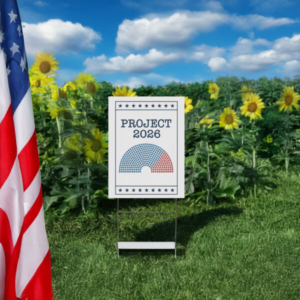 Project 2026 Blue Wave Yard Sign