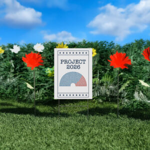 Project 2026 Blue Wave Yard Sign