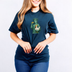 Statue of Liberty Chicken Taco Trump T-Shirt
