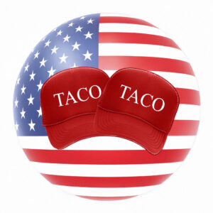 Taco Trump Always Chickens Out Trucker Snapback Hat